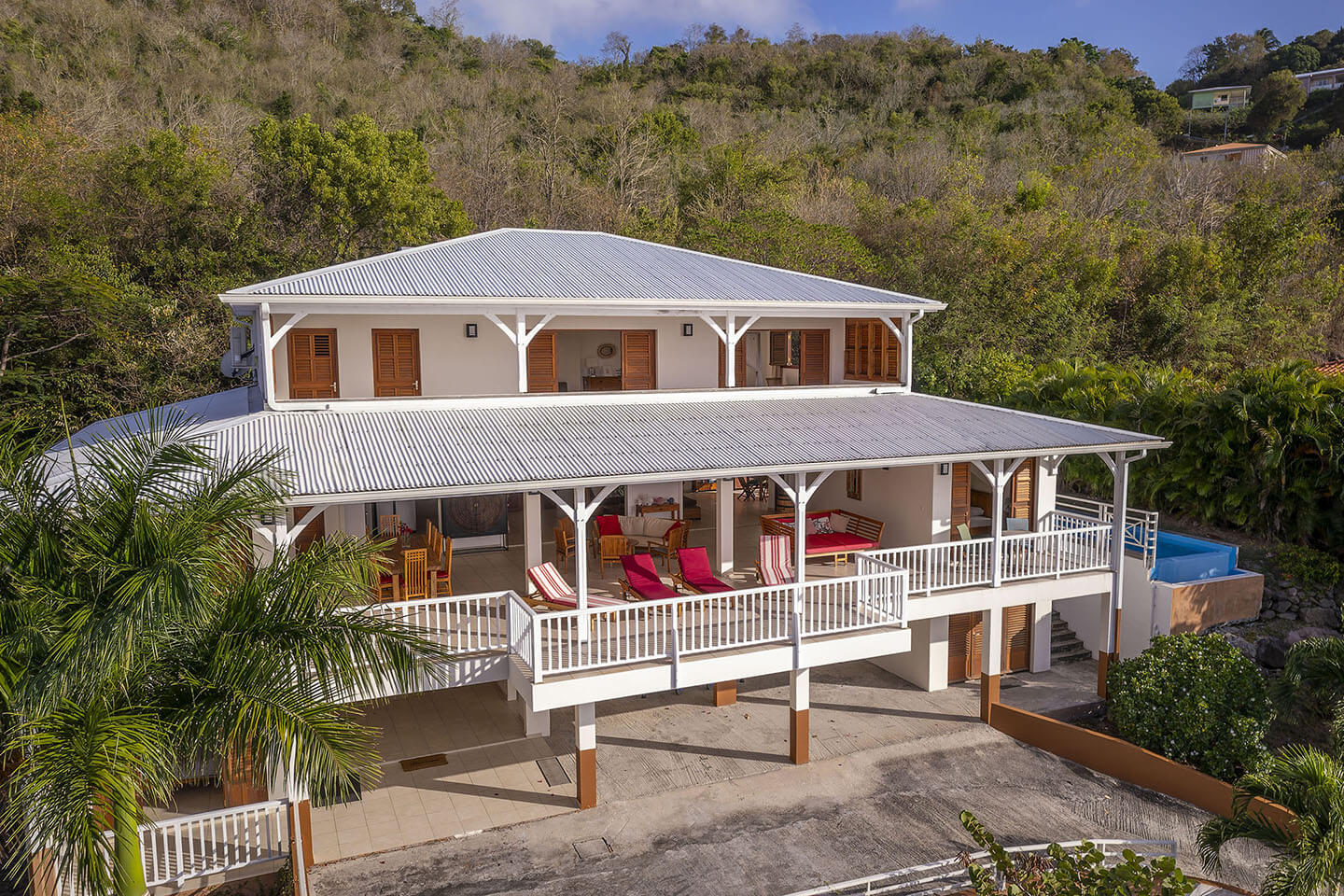 Vue imprenable sur  la mer des caraïbes