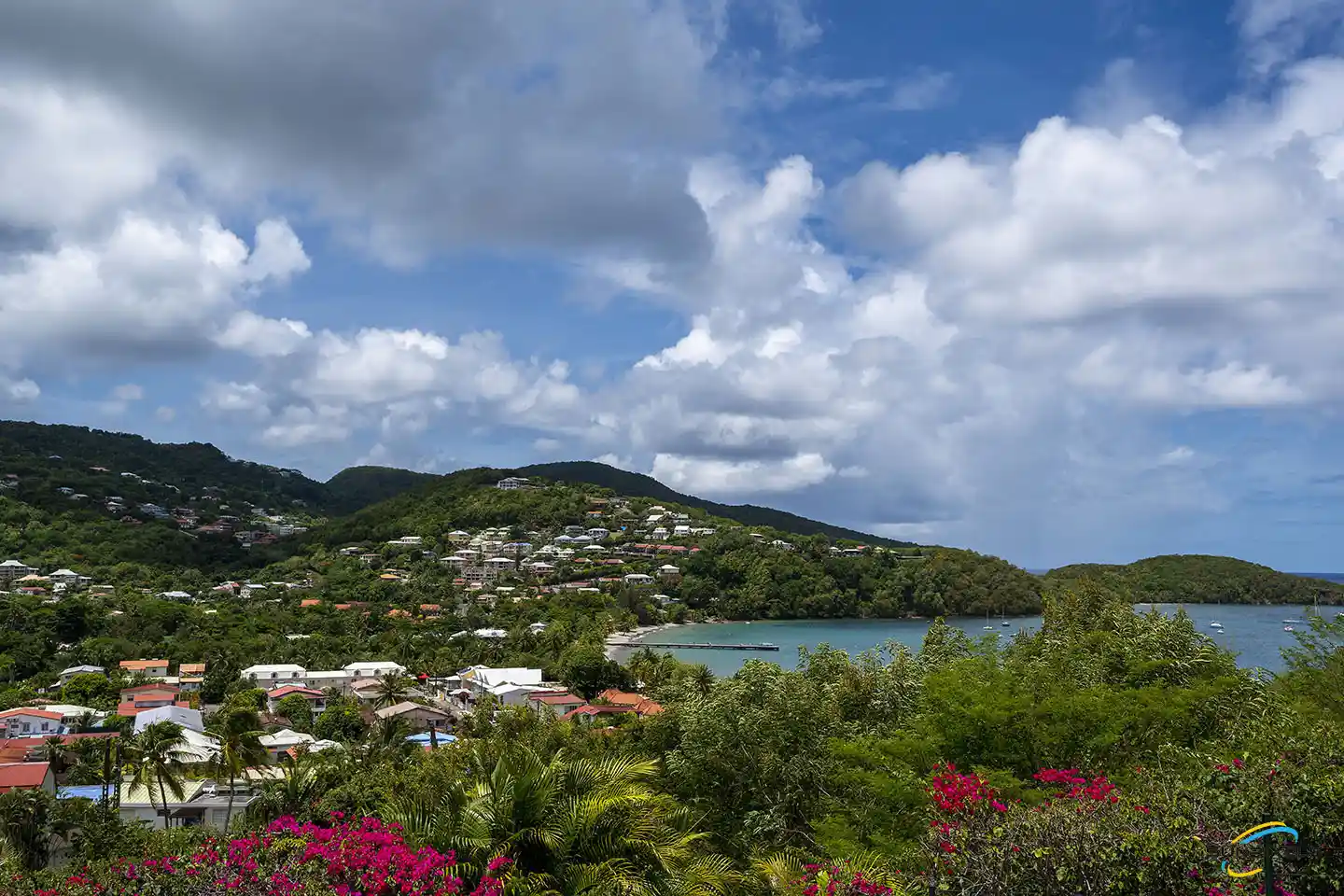 Vue sur la baie de l'Anse à l'âne